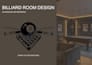 design 3d for your billiard room, snooker room, game room